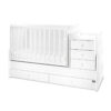 Lorelli Μετατρεπόμενο Πολυμορφικό Κρεβάτι Maxi Plus White  (Δώρο Στρώμα )