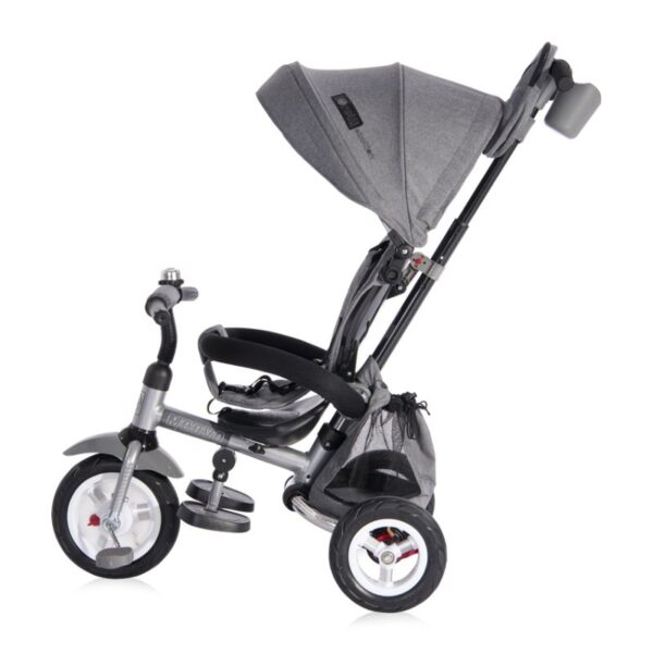 10050462102_3 Lorelli Τρίκυκλο Ποδηλατάκι MOOVO Air Grey Luxe (Δώρο Κουδουνάκι)