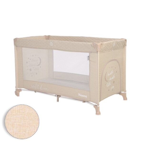 10080542217_1 Lorelli Παρκοκρέβατο Noemi 1 Επιπέδου Cool Beige STAR