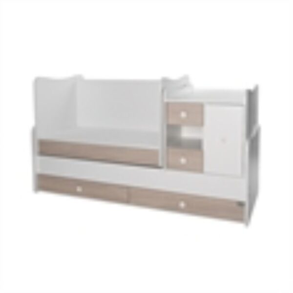 Lorelli Κρεβάτι Πολυμορφικό MiniMax White+Amber