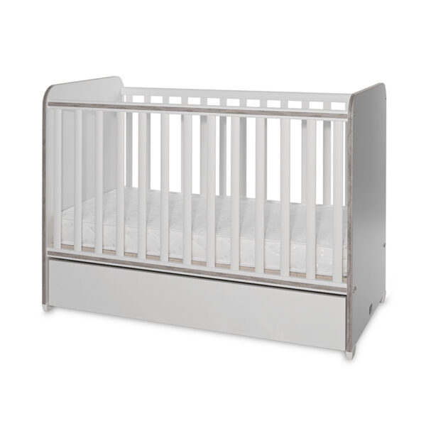 10150540030A_4 Lorelli Κρεβάτι βρεφικό Sweet Dream 60x120cm White/Artwood