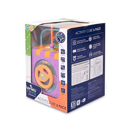 1019146_5 Lorelli Κύβος Πολλαπλών Δραστηριοτήτων Activity Cube 6 Face