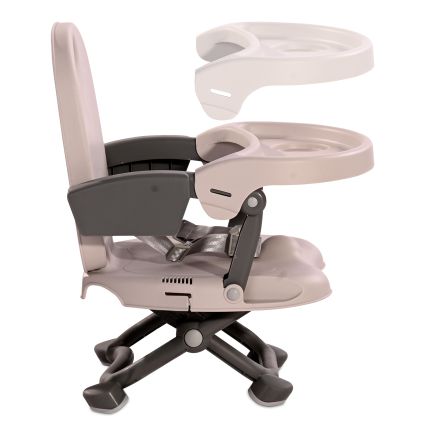 2_EGO_removable-tray Lorelli Πτυσσόμενο Καρεκλάκι Φαγητού EGO Beige