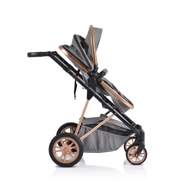 Cangaroo Πολυκαρότσι MIDAS  2 σε 1 Grey