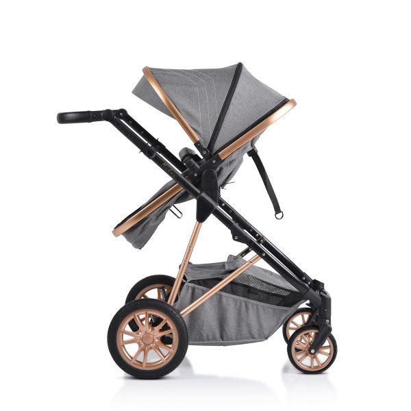 Cangaroo Πολυκαρότσι MIDAS  2 σε 1 Grey