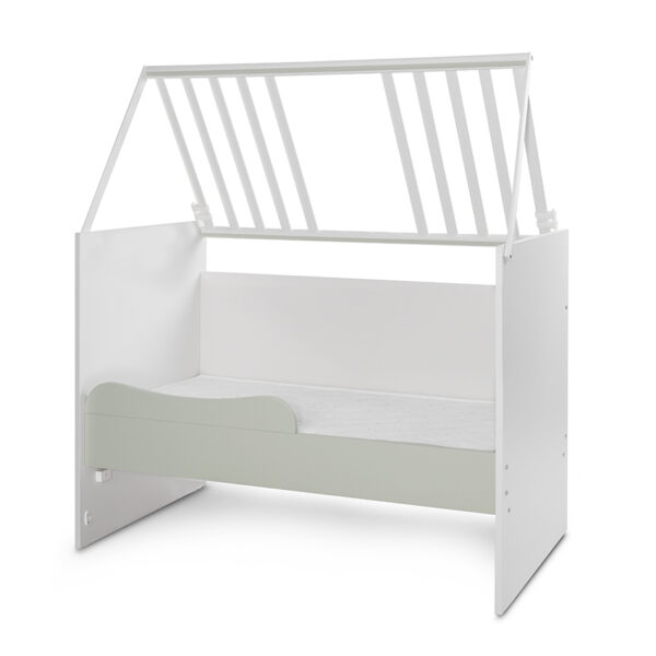 Lorelli Πολυμορφικό κρεβάτι σπιτάκι Multi 190/72 White+Milky Green