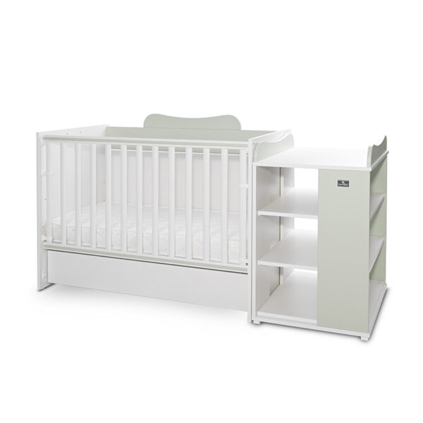 Lorelli Πολυμορφικό κρεβάτι σπιτάκι Multi 190/72 White+Milky Green