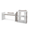 Lorelli Πολυμορφικό κρεβάτι σπιτάκι Multi 190/72 white+artwood