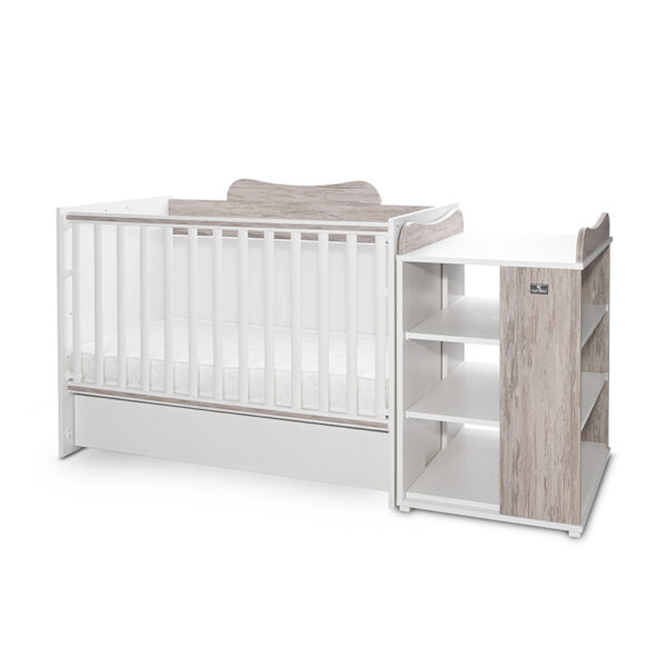 Lorelli Πολυμορφικό κρεβάτι σπιτάκι Multi 190/72 white+artwood