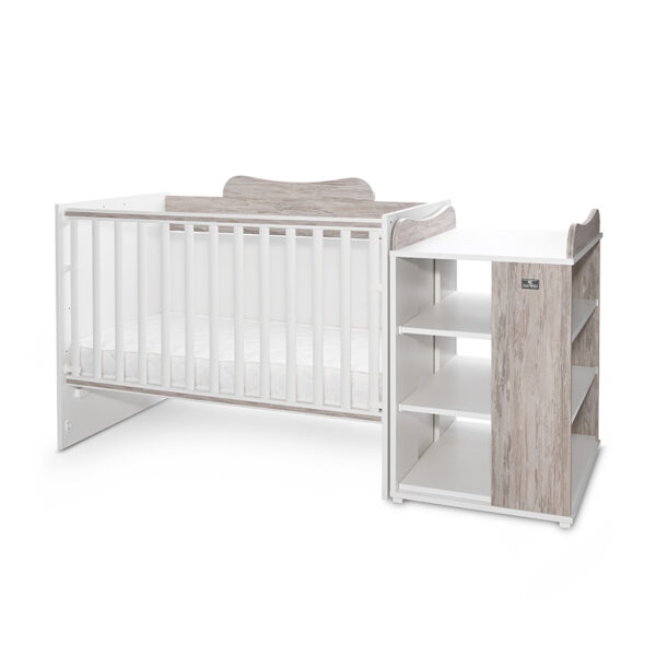 Lorelli Πολυμορφικό κρεβάτι σπιτάκι Multi 190/72 white+artwood