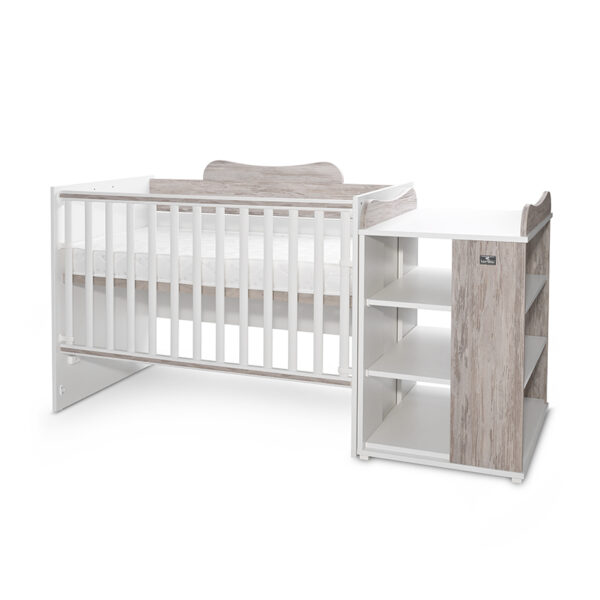 Lorelli Πολυμορφικό κρεβάτι σπιτάκι Multi 190/72 white+artwood