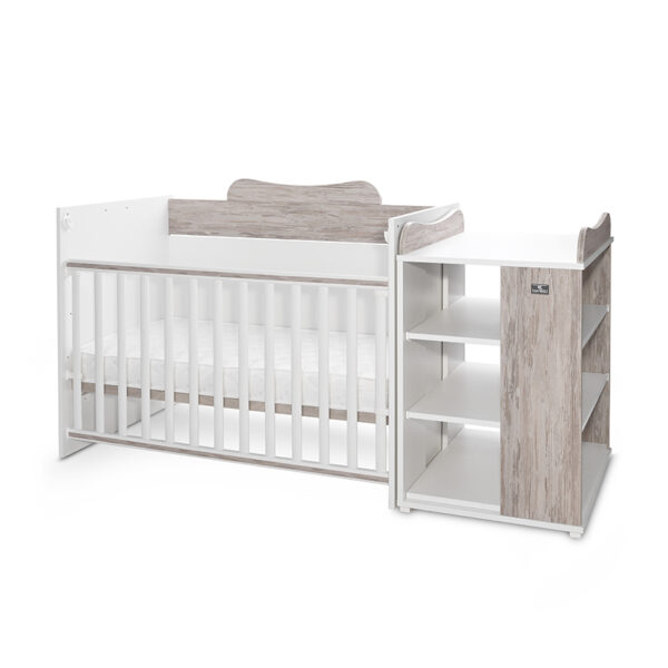 Lorelli Πολυμορφικό κρεβάτι σπιτάκι Multi 190/72 white+artwood