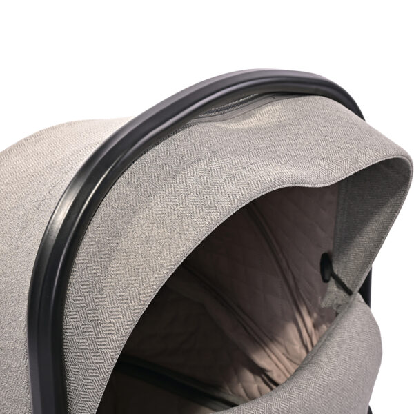 REYA Aluminium handle to hold - pram body Lorelli Πολυκαρότσι Reya 3 σε 1 Με Αναστρέψιμη Λαβή Black Jasper