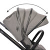 REYA-adjustable canopy with sunshade and expandable zone Lorelli Πολυκαρότσι Reya 3 σε 1 Με Αναστρέψιμη Λαβή Black Jasper