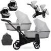 Kunert Πολυκαρότσι Διδύμων BRAV DUO 3 in 1 Grey