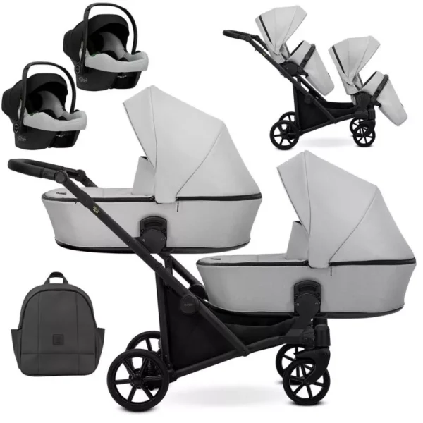 Kunert Πολυκαρότσι Διδύμων BRAV DUO 3 in 1 Grey