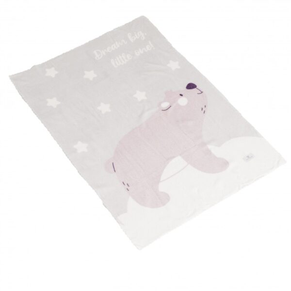Cangaroo Κουβέρτα Αγκαλιάς 75x100cm Dreamy Bear Grey