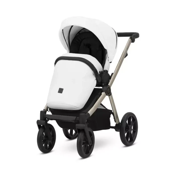 brav-wozek-dzieciecy-3w1 (2) Kunert Πολυκαρότσι BRAV 3 in 1 White/Champagne Eco Leather