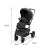 fly black 27 Dovadi Πολυκαρότσι 3 σε 1 Fly Midnight Black
