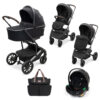 fly black 3in1 Κεντρικη_ Dovadi Πολυκαρότσι 3 σε 1 Fly Midnight Black