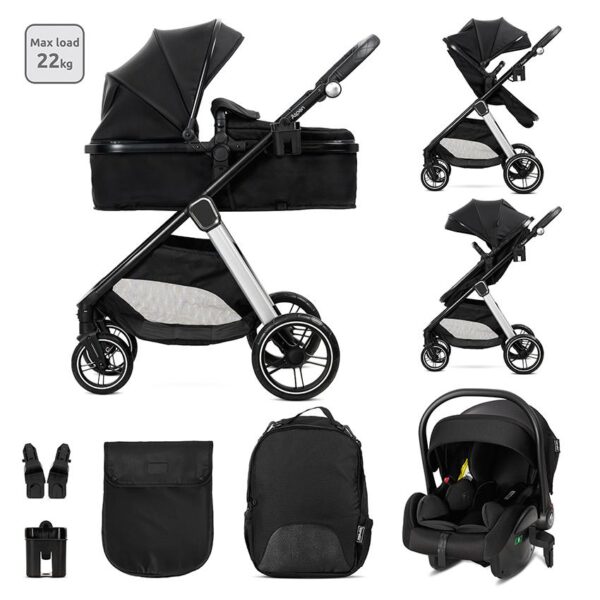 10022022501_0 Lorelli Μετατρεπόμενο Καρότσι ASPEN 3in1 έως 22 kg Black