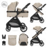 10022062521_1 Lorelli Μετατρεπόμενο Καρότσι ASPEN 3in1 έως 22 kg CAPPUCCINO