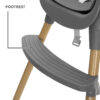Vanilla-Footrest Lorelli Καρεκλάκι φαγητού VANILLA 3in1 Grey