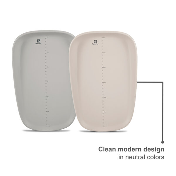 CHANGING PAD LULU_Clean modern design Lorelli Βρεφική Αλλαξιέρα Αλλαξιέρα από αφρώδες υλικό LULU Grey