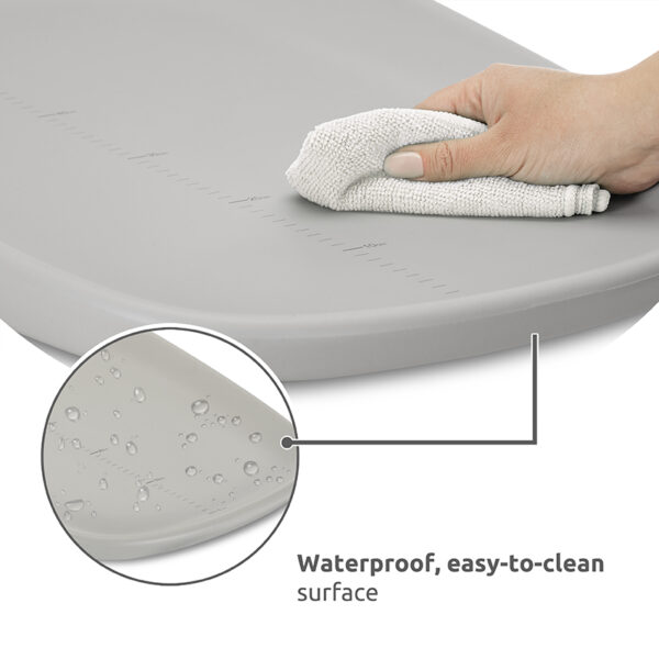 CHANGING PAD LULU_Waterproof, easy-to-clean surface Lorelli Βρεφική Αλλαξιέρα Αλλαξιέρα από αφρώδες υλικό LULU Grey