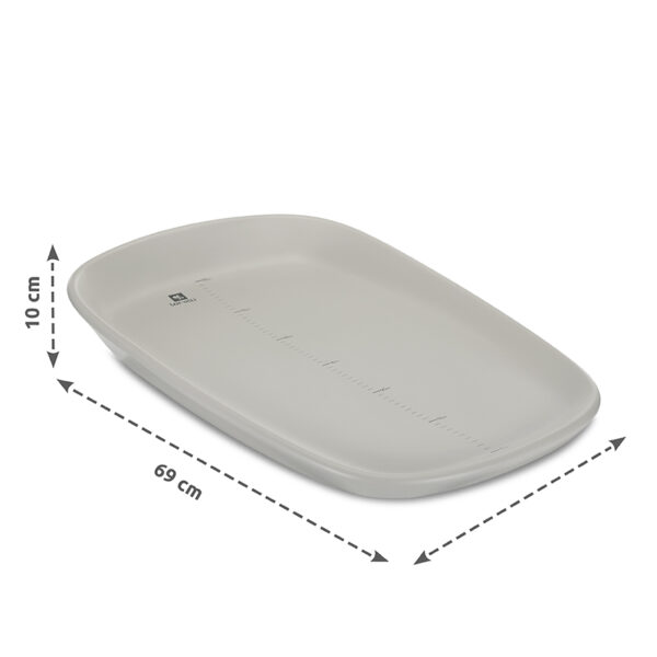 CHANGING PAD LULU_dementions Lorelli Βρεφική Αλλαξιέρα Αλλαξιέρα από αφρώδες υλικό LULU Grey