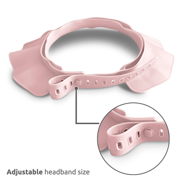 Tiny-Adjustable headband size Lorelli Προστατευτικό Γείσο Μπάνιου Baby Shower Cap TINY Beige