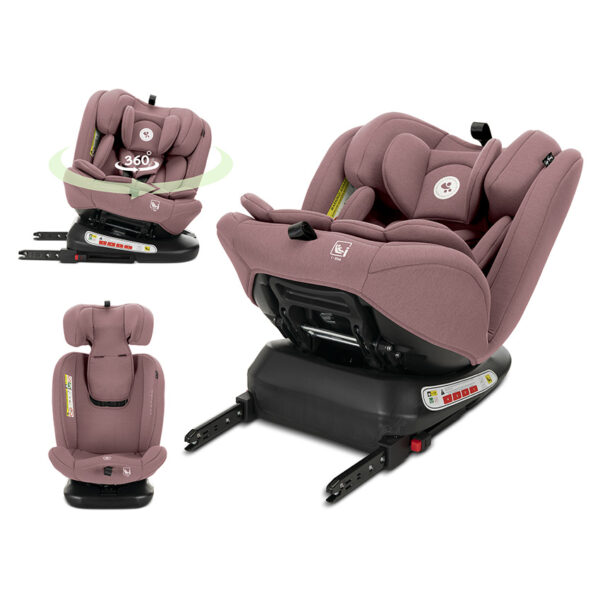 10072142514_0 Lorelli Κάθισμα Αυτοκινήτου CAPELLA i-Size 40-150cm Isofix 0-36 κιλά 360° Pink