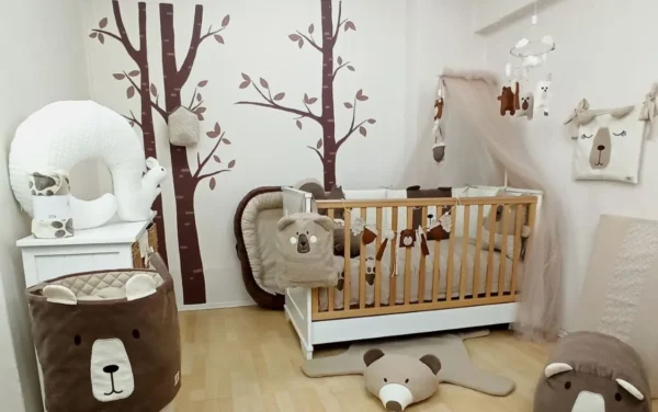 set-proikas-natura3555 Baby Star Σετ Κρεβατιού 3τμχ Natura