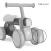 ZIG ZAG-EVA wheels Lorelli Ποδήλατο Ισορροπίας Zig Zag Beige
