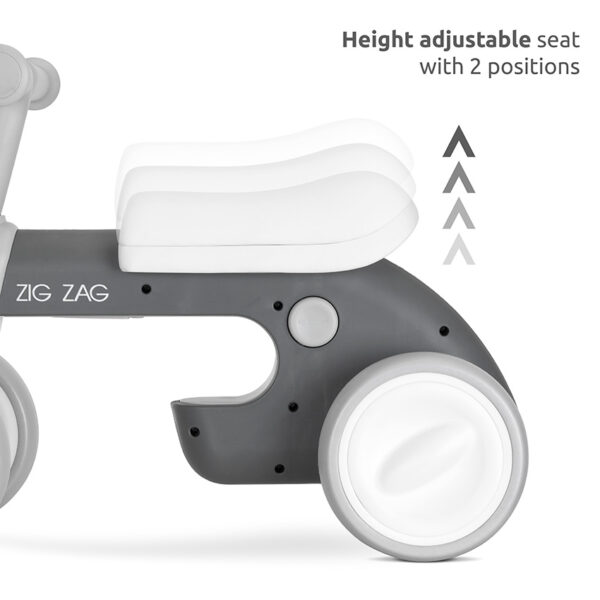 ZIG ZAG-Height adjustable seat with 2 positions Lorelli Ποδήλατο Ισορροπίας Zig Zag Beige