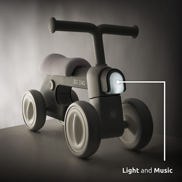 ZIG ZAG-Light and music Lorelli Ποδήλατο Ισορροπίας Zig Zag Beige
