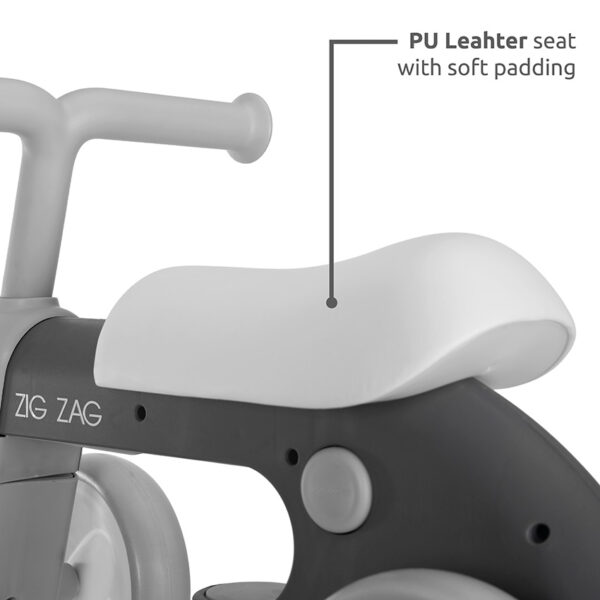 ZIG ZAG-PU leather seat with soft padding Lorelli Ποδήλατο Ισορροπίας Zig Zag Beige