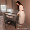 LAYLA 2in1 - Easy for transportation Lorelli Λικνο LAYLA 2in1 BEIGE με πτυσσόμενο πλευρικό τοίχωμα