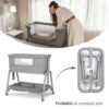 LAYLA 2in1 - Foldable to compact size Lorelli Λικνο LAYLA 2in1 BEIGE με πτυσσόμενο πλευρικό τοίχωμα