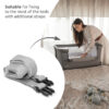 LAYLA 2in1 - Suitable for fixing to the most of the beds by means of additional straps Lorelli Λικνο LAYLA 2in1 BEIGE με πτυσσόμενο πλευρικό τοίχωμα