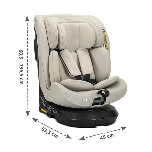 Lorelli Κάθισμα αυτοκινήτου SOLARIS i-Size 40-150cm ISOFIX με Πόδι Στήριξης 360 GREEN