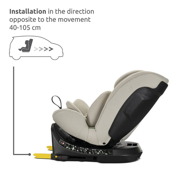 Lorelli Κάθισμα αυτοκινήτου SOLARIS i-Size 40-150cm ISOFIX με Πόδι Στήριξης 360 GREEN