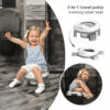 FOLDING PORTABLE POTTY LUCY 2IN1_2-in-1 travel potty training toilet seat Lorelli Γιο-Γιο Φορητό & Εκπαιδευτικό Κάθισμα Τουαλέτας LUCY 2 σε 1 Grey