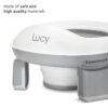 FOLDING PORTABLE POTTY LUCY 2IN1_Made of safe and high quality materials Lorelli Γιο-Γιο Φορητό & Εκπαιδευτικό Κάθισμα Τουαλέτας LUCY 2 σε 1 Grey