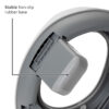 FOLDING PORTABLE POTTY LUCY 2IN1_Stable non-slip rubber base Lorelli Γιο-Γιο Φορητό & Εκπαιδευτικό Κάθισμα Τουαλέτας LUCY 2 σε 1 Grey