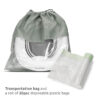 FOLDING PORTABLE POTTY LUCY 2IN1_Transportation bag and a roll of 20psc disposable plastic bags Lorelli Γιο-Γιο Φορητό & Εκπαιδευτικό Κάθισμα Τουαλέτας LUCY 2 σε 1 Grey