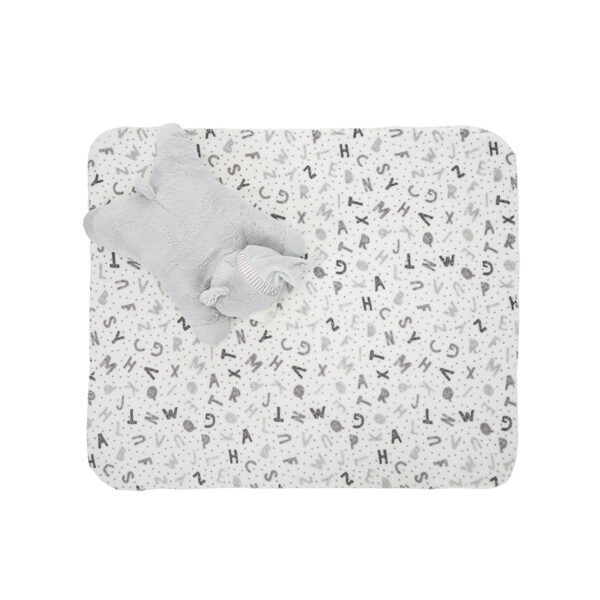 10340202503_5 Lorelli Σετ Δώρου Κουβέρτα Αγκαλιάς 90/75cm Poffy Duo Με Μαξιλαράκι 45x30cm Grey Teddy Bear
