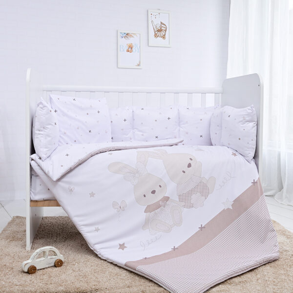 Lorelli Σετ Προίκας Μωρού 60/120 LILY  Bunny BEIGE