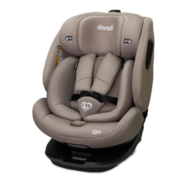 dovadi-igo-360-i-size-car-seat-truffle-main Dovadi Κάθισμα Αυτοκινήτου iGo i-size 40-150cm 0-36 κιλά 360° Truffle
