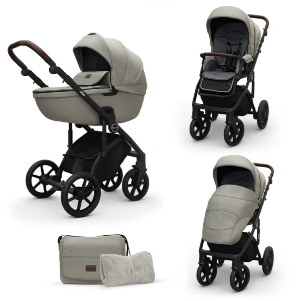 Dovadi Πολυκαρότσι 2 σε 1 Atta Luxe Grey